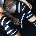 Knee Wraps - Faixa Joelho Agachamento Elástica