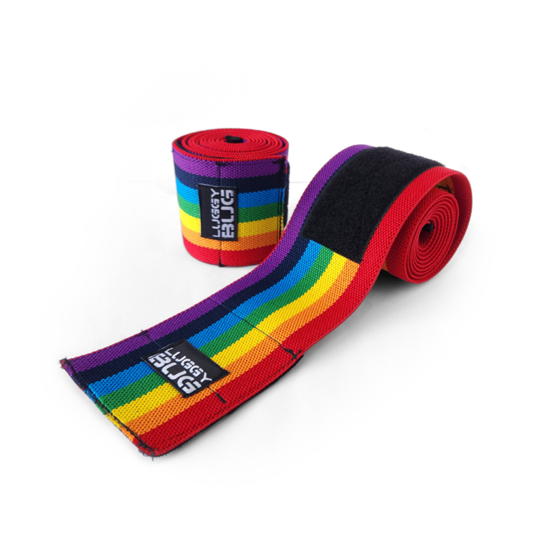 Knee Wraps - Faixa Joelho Agachamento Elástica - Pride