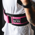 Cinto LPO – Cinturão de Treino Levantamento de Peso - Rosa