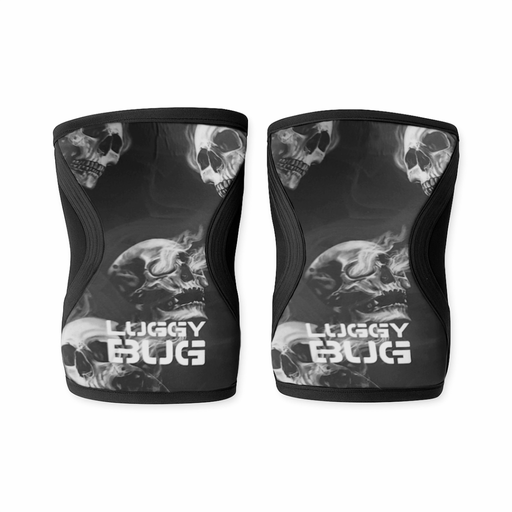 Knee Sleeves - Joelheira Neoprene 7mm Skull - LUGGY BUG
