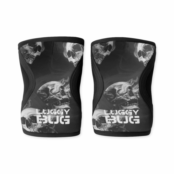 Knee Sleeves - Joelheira Neoprene 7mm Skull - LUGGY BUG