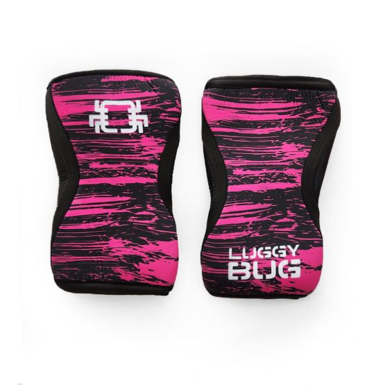 LUGGY BUG Knee Sleeves - Joelheira de Neoprene Pink