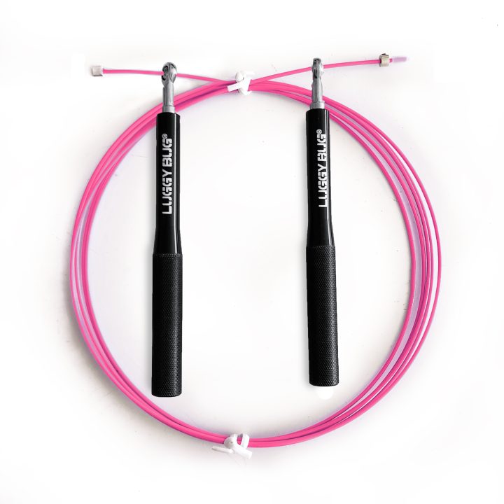 Speed Rope PRO - Corda de Pular Rosa - Luggy Bug