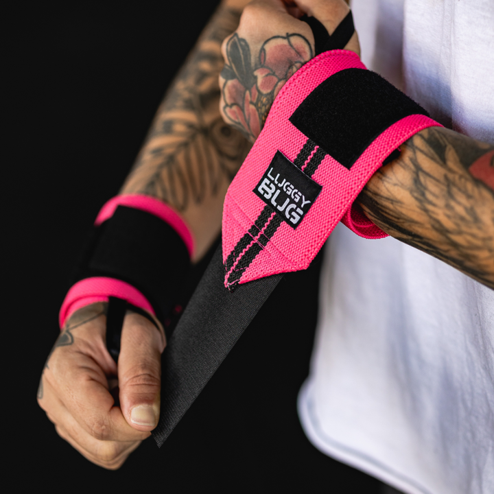 Wrist Wraps - Munhequeira Rosa para Treino