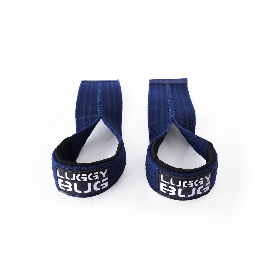 Lifting Straps - Strap Musculação Levantamento de Peso - Azul Marinho | Luggy Bug