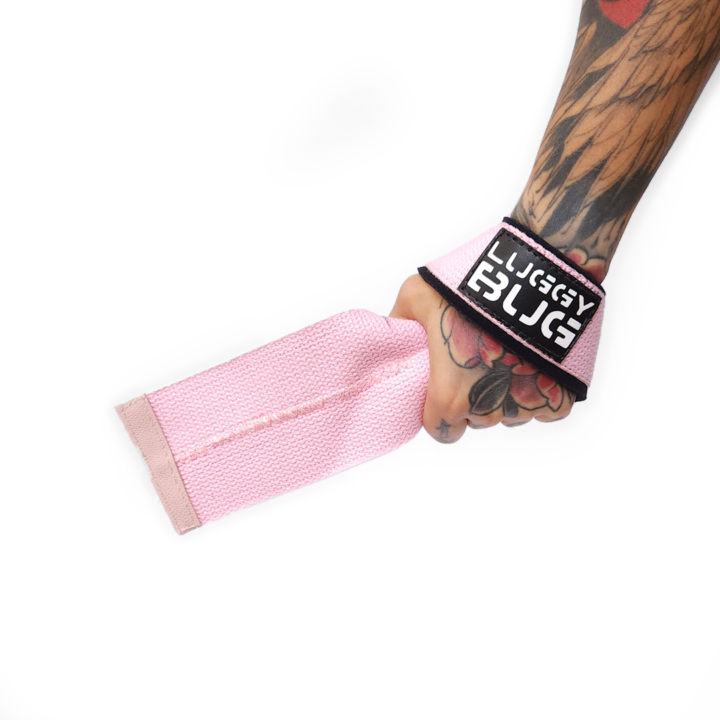 Lifting Straps - Strap Musculação Levantamento de Peso - Rosa | Luggy Bug