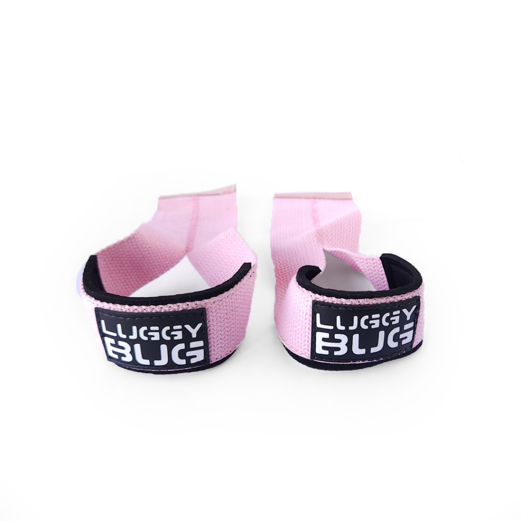 Lifting Straps - Strap Musculação Levantamento de Peso - Rosa | Luggy Bug
