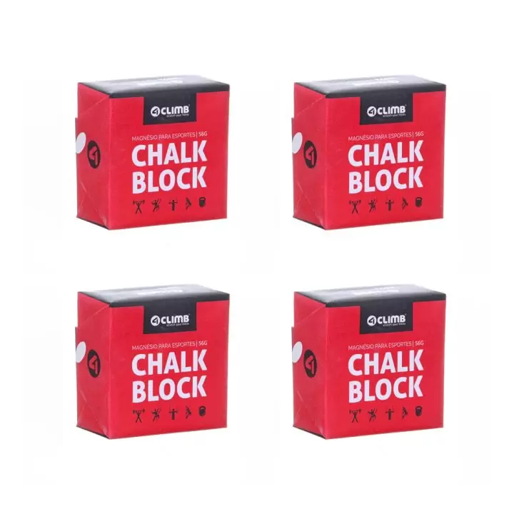 4-pack Chalk Block Magnésio Bloco