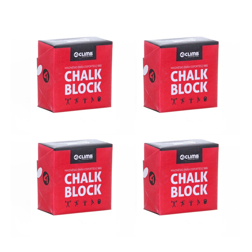 4-pack Chalk Block Magnésio Bloco