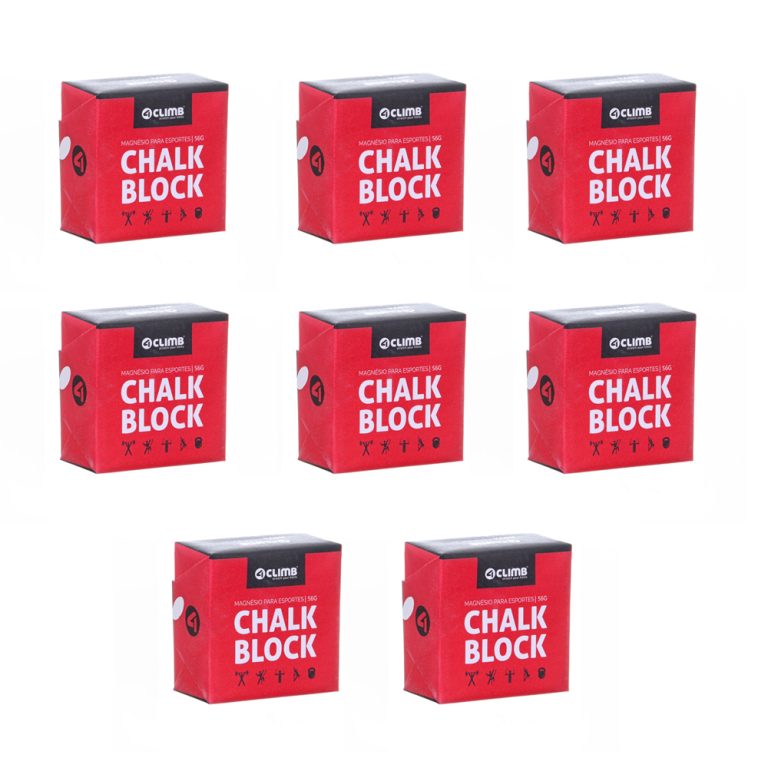 8-pack Chalk Block Magnésio Bloco