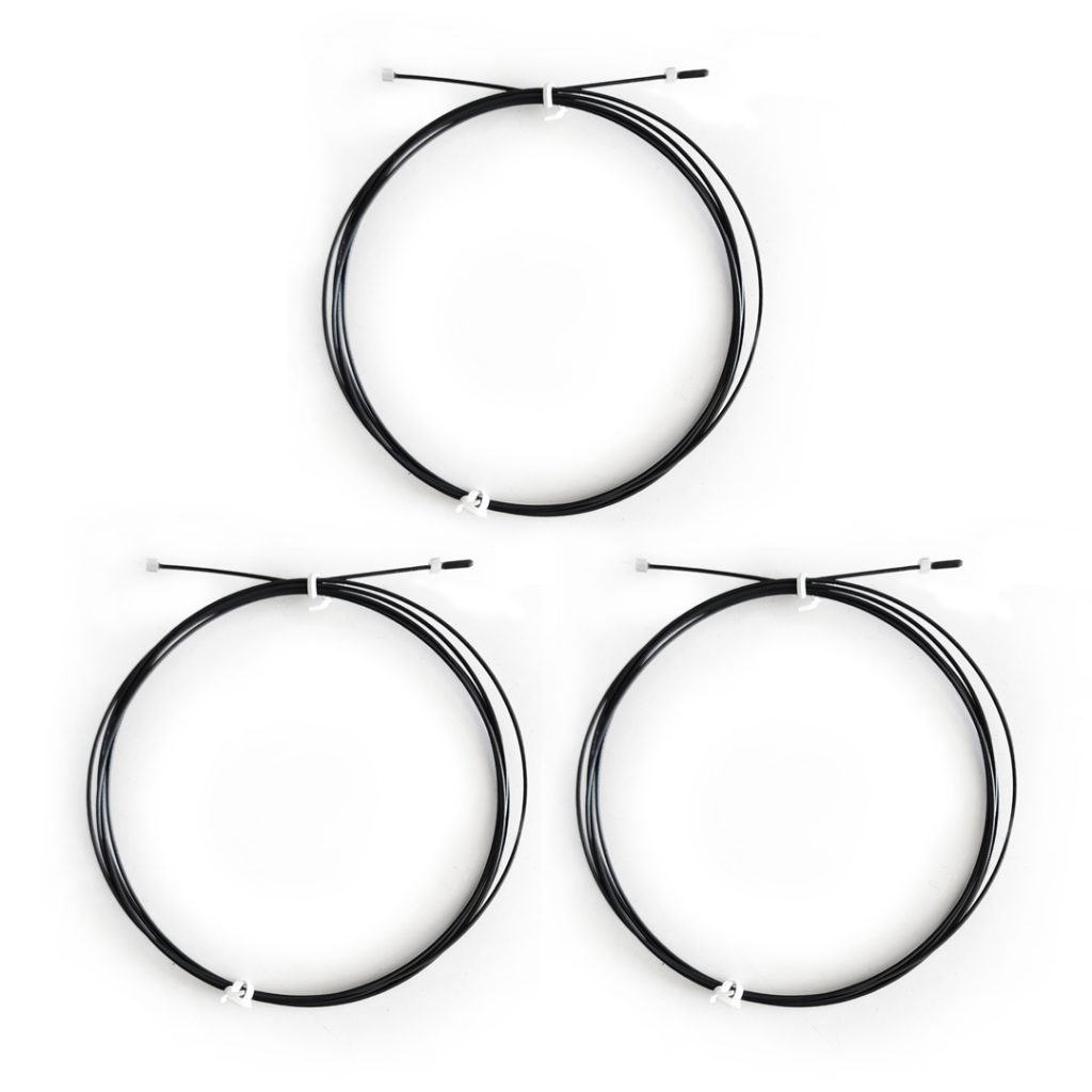 3-Pack Cabo PRO para Speed Rope Preto - Luggy Bug
