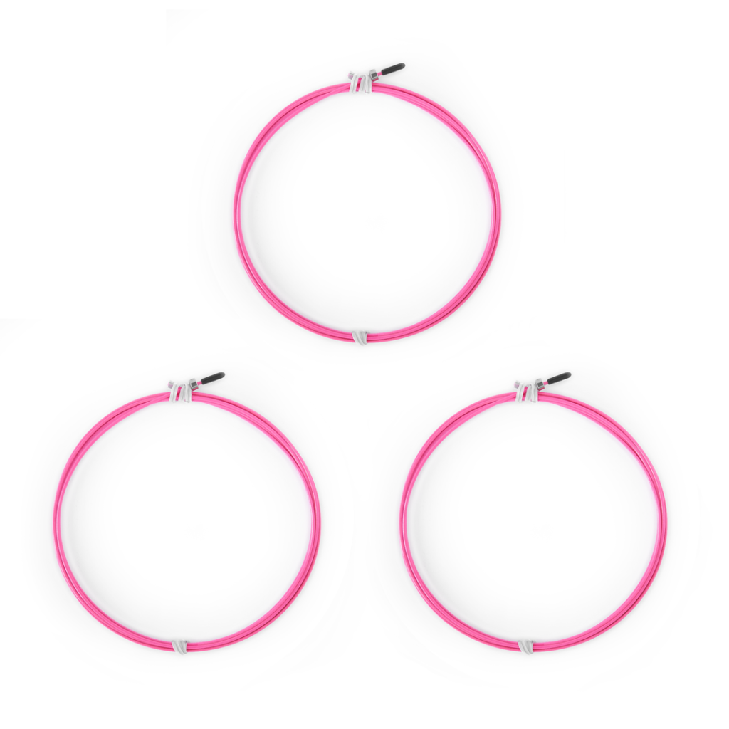 3-Pack Cabo PRO para Speed Rope Rosa - Luggy Bug