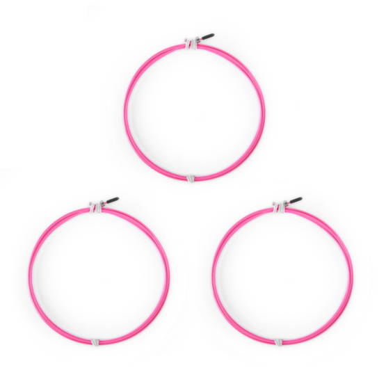 3-Pack Cabo PRO para Speed Rope Rosa - Luggy Bug
