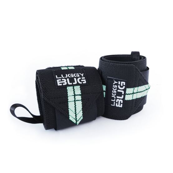Wrist Wraps - Munhequeira para Treino - Preto e Verde