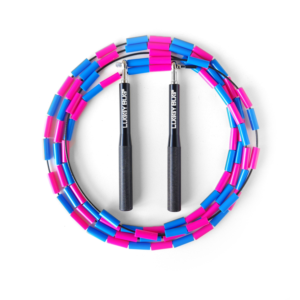 Corda de Pular Segmentada - Crossover Rope Azul e Rosa - Luggy Bug