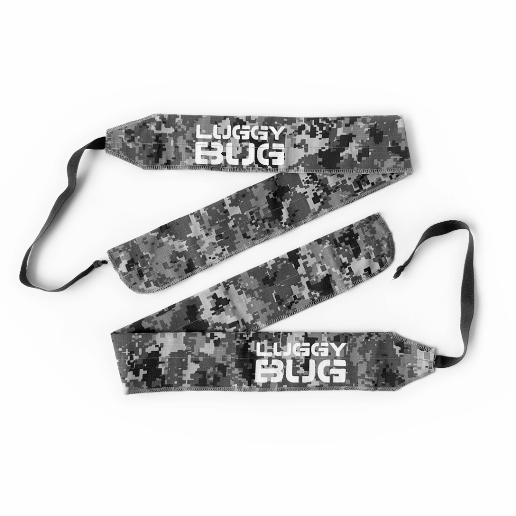 Munhequeira de Pano Luggy Bug - Camuflado Cinza