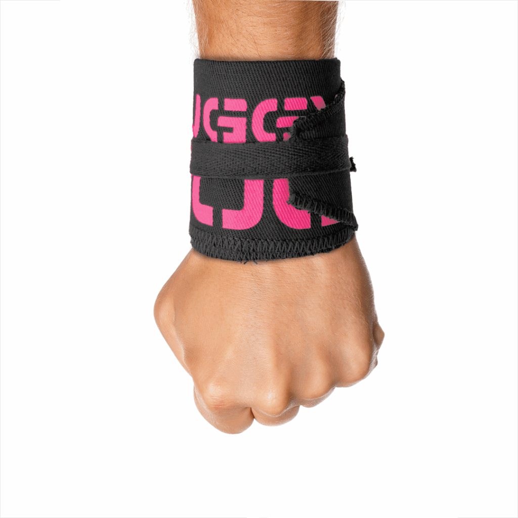 Munhequeira de Pano Luggy Bug - Preta e Rosa