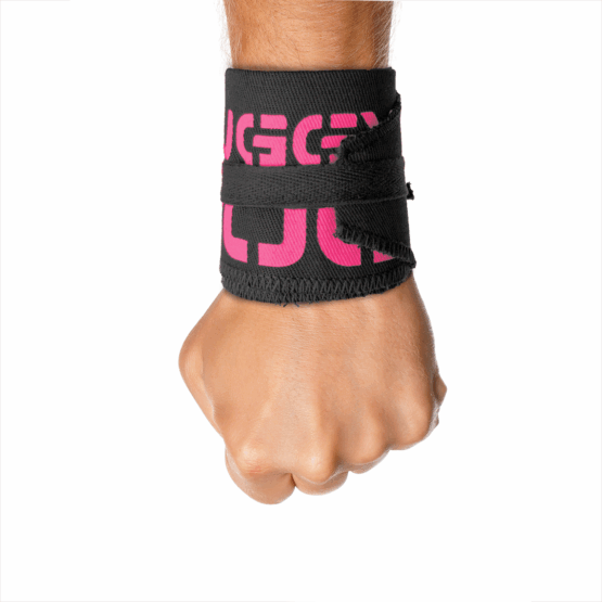 Munhequeira de Pano Luggy Bug - Preta e Rosa