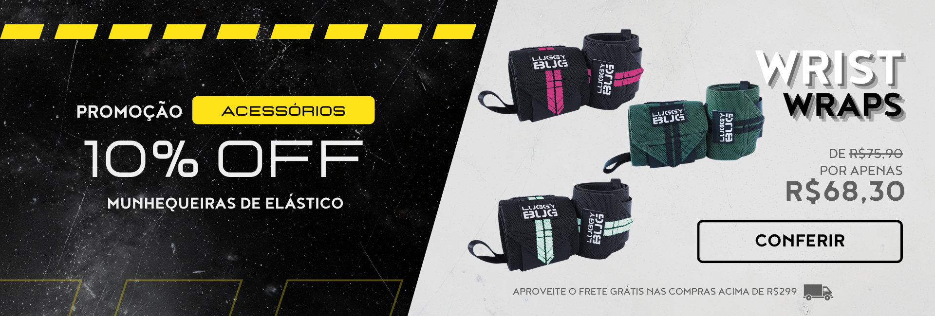 Promoção Munhequeiras - Luggy Bug